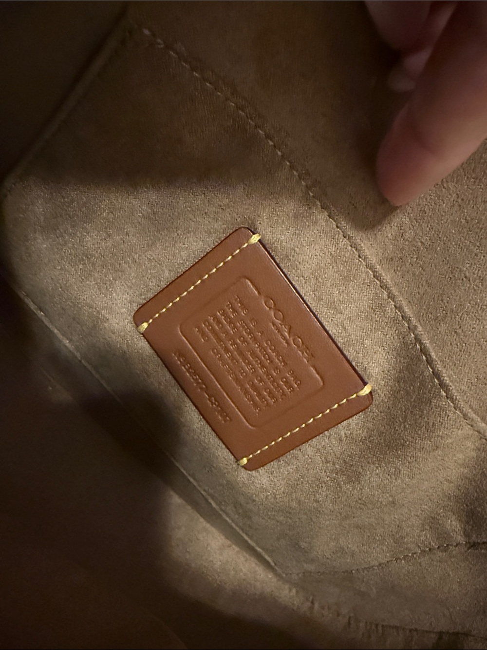 Coach Chestnut Brown Pebbled Leather Crossbody Bag - Picture 3 of 5